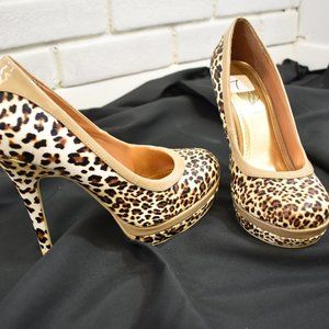 Cheetah print Baby phat heels size 7